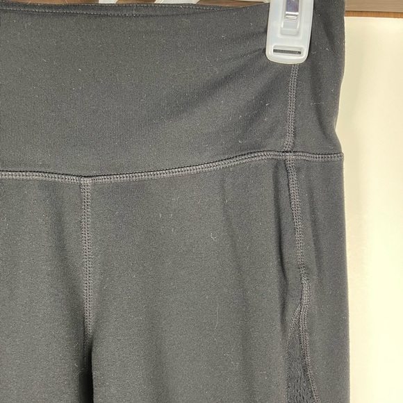 Athleta Black Mesh Leggings Size Small - Picture 6 of 13